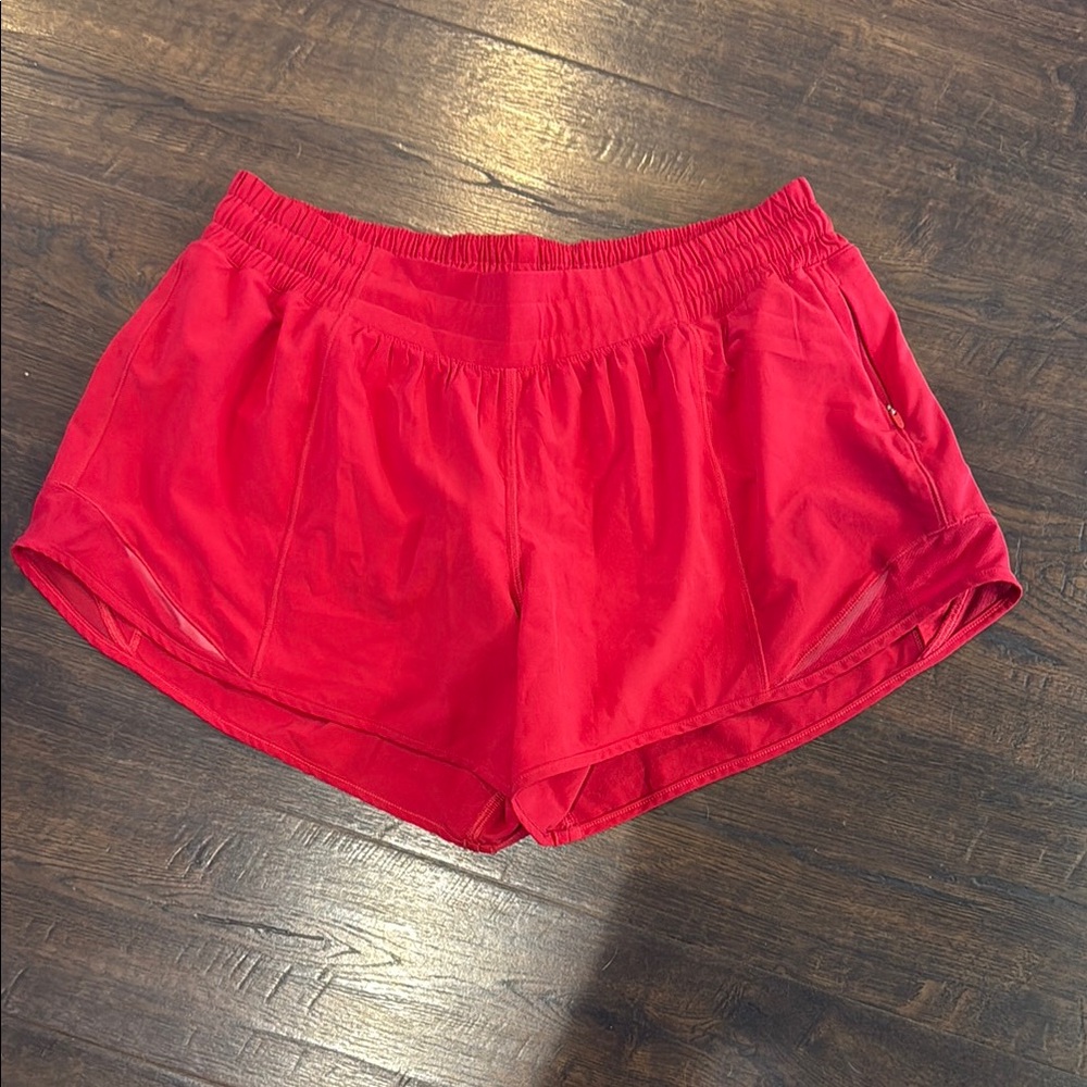 Lululemon Hottie Hot Shorts- Red